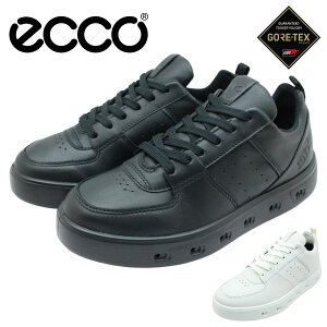 �G�R�[ ECCO ���f�B�[�X ���U�[ �X�j�[�J�[ STREET 720 W GORE-TEX 209713 �E�H�[�L���O�V���[�Y �{�v �R�C �S�A�e�b�N�X 01007 01001 �z���C�g �u���b�N