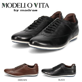 MODELLO VITA メンズ モデロ ビータ レザースニーカー 靴 カジュアルシューズ VT6922 ブラック ダークブラウン