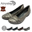 Airystep エアリーステップ バレエシューズ 7574 3E パンプス 本革 レザー