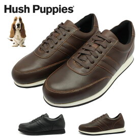 ハッシュパピー メンズ レザー スニーカー ウォーキングシューズ Hush Puppies M-7107T 7107T 紳士 靴 本革 軽量 3E