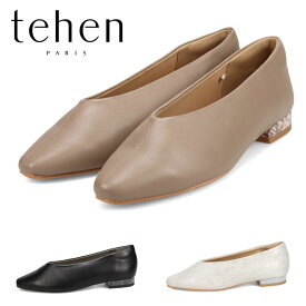 tehen テーン レディース フラット パンプス TN7001 Vカット ローヒール アーモンドトゥ 婦人靴 マドラス社製