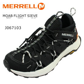 メレル MERRELL メンズ スニーカー モアブ フライト シーブ MOAB FLIGHT SIEVE J067103 BLACK ブラック