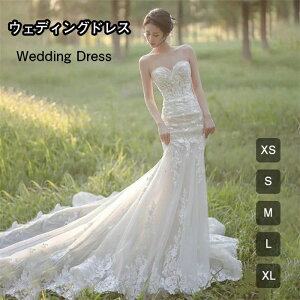 傫T Dress Wedding hJ [X ҂ݏグ^Cv EGfBOhX  ԉ ItV_[ hX }[ChC