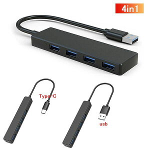 m[gPC Windows Macbook ڑ USB ڑ type-c usb|[g yʐ݌v ^  3.0 4in1 RpNg USBg 4|[g 3.0
