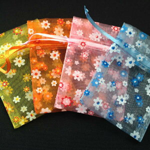 ジュエリー保存 イベント 景品 結婚式 オーガンジーポーチ オーガンジー袋 巾着袋 巾着ポーチ ラッピング袋 ラッピング包装用品