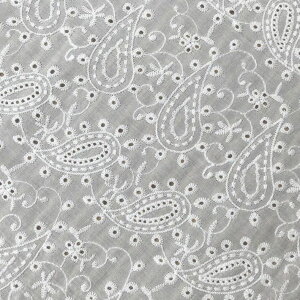 刺繍レース生 レース生地 刺繍レース 生地 130cm*50cm ワークレース コットンレース 刺繍 花柄 カット A019 綿100% マスク用生地