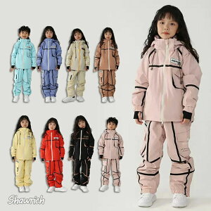 ジャケット 女の子 男の子 子供 子どもウェア スノボウェア スキーウェア セットアップ 上下セット キッズ スノーボードウェア