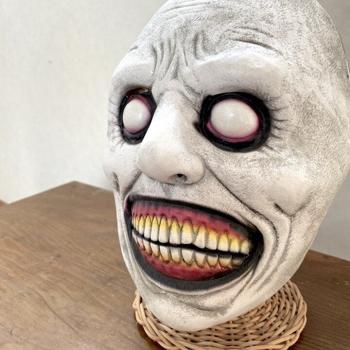 楽天市場 ハロウィン リアル ホラーマスク 恐怖 怖い モンスター デーモンマスク ホワイトフェイス ハロウィーン 仮装トレンド 大人 子供 パーティー 余興 Sns インスタ フォトジェニック Micmacmart