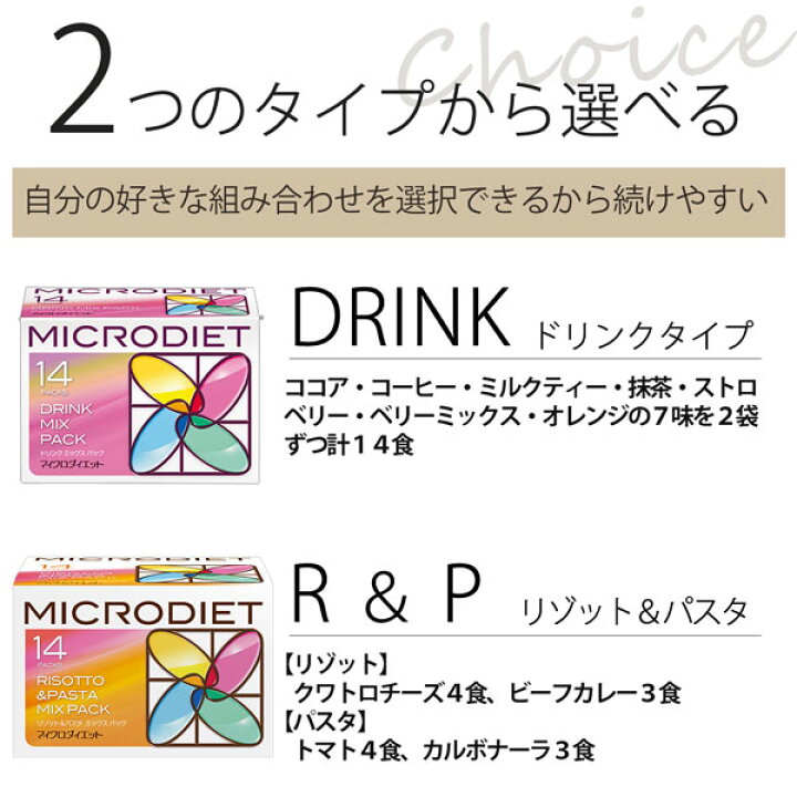 楽天市場】【公式】マイクロダイエット14食2箱セット(7食1箱付き 