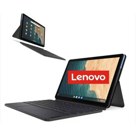 【メーカー再生品 保証付き】Lenovo IdeaPad Duet Chromebook Chrome OS MediaTek Helio P60T オクタコア 128GB SSD 4GB 10.1型 Webカメラ ノートパソコン ノートPC 2in1 パソコン
