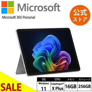 yZ[{z yMicrosoft XgAzSurface Pro 12 C` Snapdragon X Plus 16GB 256GB Windows 11 Home Microsoft 365 Personal (24 Ԃ̃TuXNvV) v`i EP2-27651 T[tFX }CN\tg 