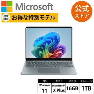 �y���ʌ���E�ΏێҌ���z �yMicrosoft �����X�g�A�z���ʃ��f�� Surface Laptop 13 �C���` �I�[�V���� �O���[�� SnapdragonR X Plus/16/1TB EP2-30766 �T�[�t�F�X �}�C�N���\�t�g ���K�̔��X Copilot+ PC �m�[�g�p