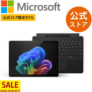 �y�Z�[�����{�� -10/26 23:59�܂Łz �yMicrosoft �����X�g�A ���胂�f���z 2�_�Z�b�g Surface Pro 13 �C���` �u���b�N Snapdragon X2 Plus 16GB 512GB + Surface Pro 13 �C���` �L�[�{�[�h EP2-71560