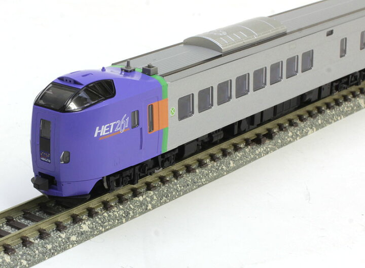 楽天市場】キハ261 1000系特急ディーゼルカー（HETロゴ）セット （4両 