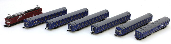 楽天市場】EF81・24系特急寝台客車（エルム）セット （7両）【TOMIX  