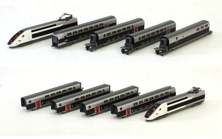 楽天市場】TGV Duplex（デュープレックス） 新塗装 10両セット【KATO 