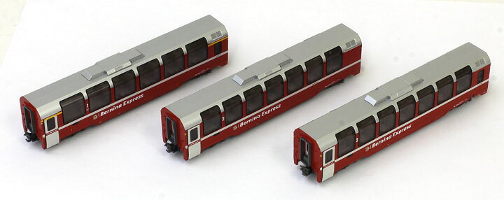 楽天市場】レーティッシュ鉄道 ベルニナ急行(新ロゴ) 基本セット(3両 