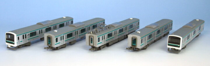 楽天市場】E501系床下グレー・トイレ付 5両付属セット【マイクロエース 