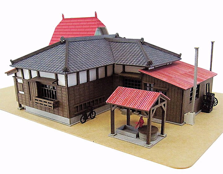 ハイクオリティ 油屋 映画 千と千尋の神隠し ペーパークラフト 鉄道模型 Nゲージ ストラクチャー Fucoa Cl