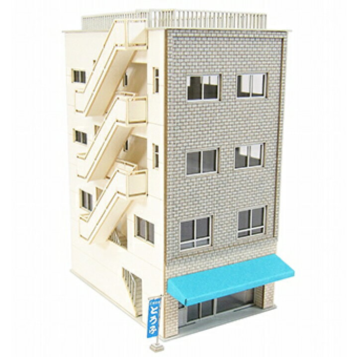 楽天市場 ビルc ペーパークラフト さんけい Mp03 90 鉄道模型 Nゲージ ストラクチャー ミッドナイン