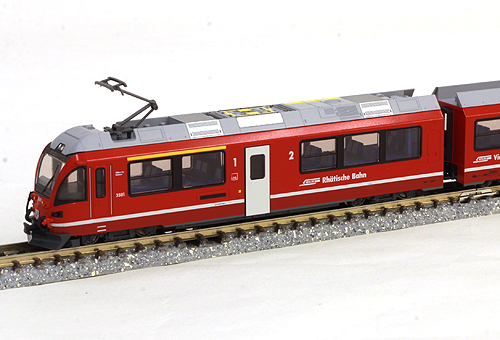 レーティッシュ鉄道ABe8/12 アレグラ 3両セット【KATO・10-1273】「鉄道模型 Nゲージ カトー」 | ミッドナイン