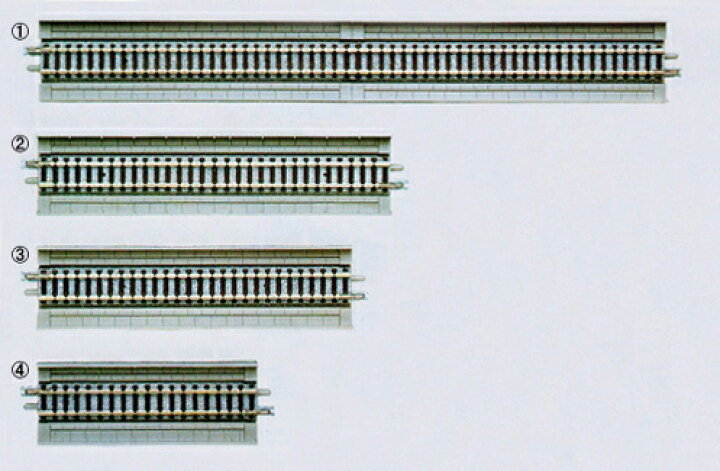 楽天市場】高架橋付PCレールHS99-PC(F)（4本セット）【TOMIX・1825 