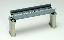 スルーガーダー橋PC（F）（青）（PC橋脚・2本付）【TOMIX・3027】「鉄道模型 Nゲージ トミックス」