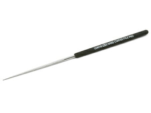 ハードコートヤスリPRO(丸・3mm径)【タミヤ・74107】「鉄道模型 工具 TAMIYA」