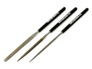 ベーシックヤスリセット (細目ダブルカット)【タミヤ・74104】「鉄道模型 工具 TAMIYA」