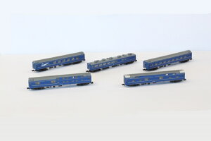 24系25型 北斗星 JR東日本仕様 5両セット 【ロクハン・T010-3】「鉄道模型 Zゲージ ロクハン」