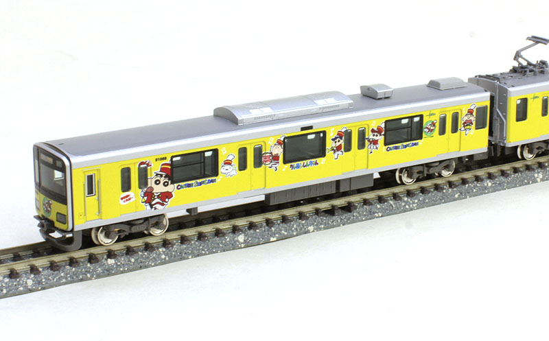 東武50050型（クレヨンしんちゃんラッピングトレイン・しんちゃんデザイン）基本6両編成セット（動力付き） 【グリーンマックス・50568】「鉄道模型  Nゲージ GREENMAX」 | ミッドナイン
