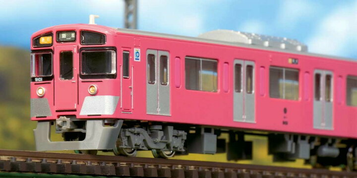 楽天市場】西武9000系（9101編成 ピンク 行先点灯）基本4両編成セット 