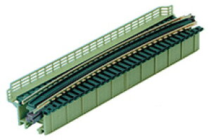 単線デッキガーダー曲線鉄橋R481-15°(ライトグリーン)【KATO・20-473】「鉄道模型 Nゲージ カトー」