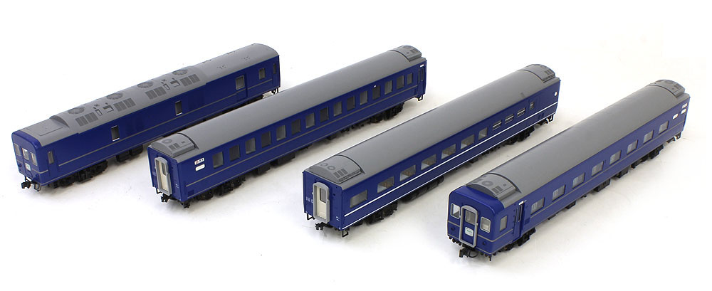 KATO HOゲージ 24系 25形寝台特急客車 基本 4両セット 3-510 鉄道模型