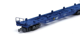 コキ106 ブルー(コンテナなし)2両セット 【ロクハン・T007-1】「鉄道模型 Zゲージ ロクハン」