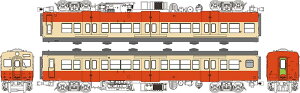 キハ35 一般色 動力付【トラムウェイ・TW-K35C-M】「鉄道模型 HOゲージ トラムウェイ」