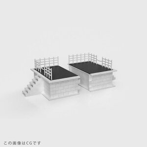 1/150 対向式ホーム終端セット【東京ジオラマファクトリー・0028】「鉄道模型 1/150 東京ジオラマファクトリー」