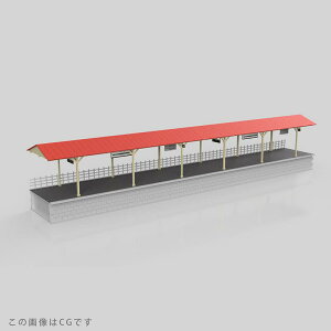 1/150 対向式ホーム B【東京ジオラマファクトリー・0030】「鉄道模型 1/150 東京ジオラマファクトリー」