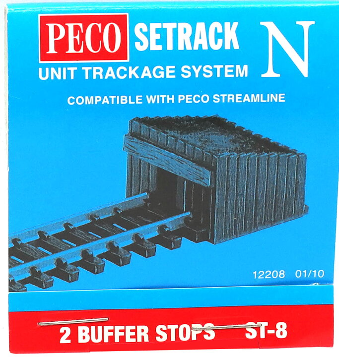 楽天市場】PECO N 車止 箱形 ST8【プラッツ・PEST-8】「鉄道模型 N 