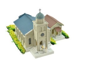 建コレ051−4 教会B4 海辺の教会【トミーテック・319245】「鉄道模型 Nゲージ」