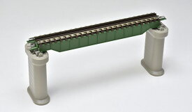 上路式ガーダー橋S140（F）（深緑）（PC橋脚 2本付）【TOMIX・3256】「鉄道模型 Nゲージ トミックス」