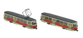 鉄道コレクション ドレスデントラム タトラT4+B4タイプ2両セットE【トミーテック・327714】「鉄道模型 Nゲージ」