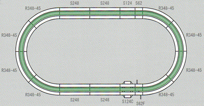V6　外側複線用エンドレスセット【KATO・20-865】「鉄道模型 Nゲージ カトー」 | ミッドナイン