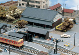 ローカル貨物ホームセット【KATO・23-221】「鉄道模型 Nゲージ ストラクチャー」