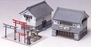 土蔵 店蔵(未塗装組立キット)【グリーンマックス・2162】「鉄道模型 Nゲージ GREENMAX」