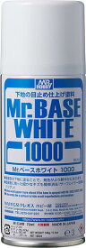 Mr.ベースホワイト1000　スプレー【GSIクレオス・B518】「鉄道模型 工具 ツール」