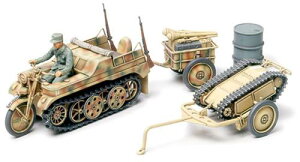 32502 1/48 ケッテンクラート牽引セット カート付き
