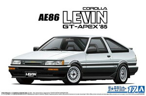 1/24 �g���^ AE86 �J���[�����r��GT-APEX '85