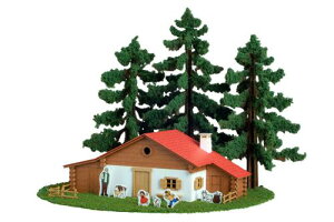 PP141 �A�j�e�N�`���[�F06 1/150 �X�P�[���y�[�p�[�L�b�g �n�C�W�̉Ɓi�A�����̎R�����j