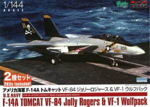 1/144 �A�����J�C�R F-14A �g���L���b�g VF-84 �W�����[���W���[�X & VF-1 �E���t�p�b�N 2�@�Z�b�g